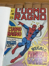 Uomo Ragno Ed.corno Rilegati Fumetti 1/10  Più Adesivi E Poster Anastatici