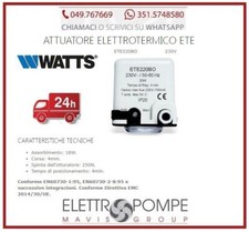 ATTUATORE ELETTROTERMICO ETE