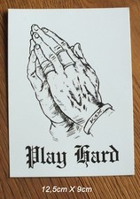 Adesivo Play Hard snowboard