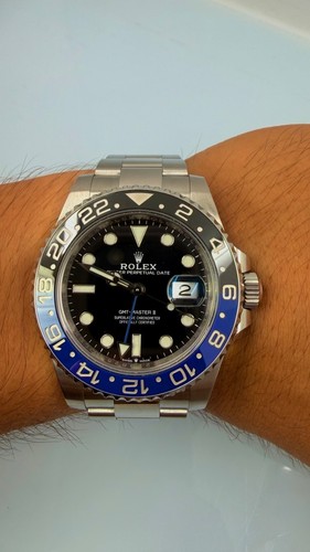Rolex gmt master batman - rolex,