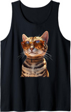 Gatto Bengala Con Occhiali Da