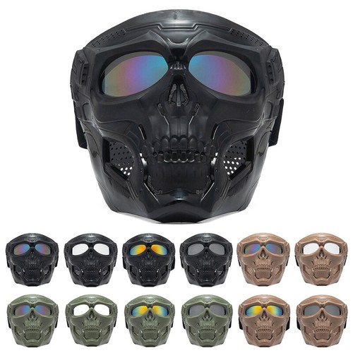 Maschera tattica sul viso