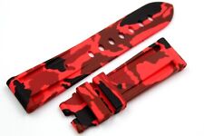 OROLOGI SPORTIVI PAM ROSSO MILITARE  SILICONE NUOVO 22-24 mm PROMO