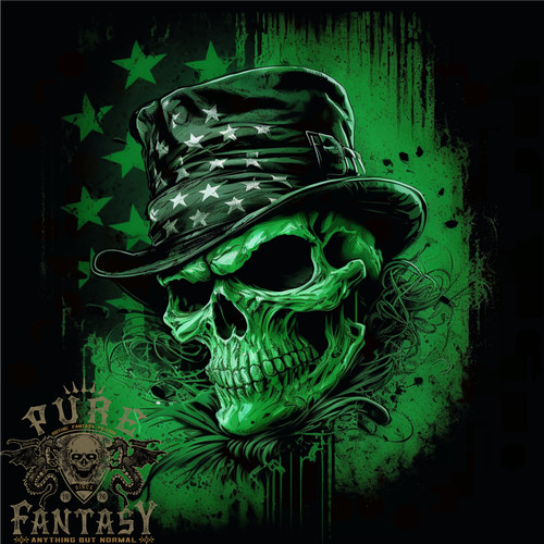 Shirt verde skull - verde, di