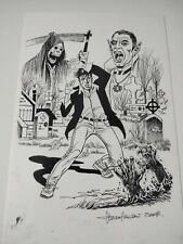 CARTOLINA DYLAN DOG DEDICHE D'AUTORE GIUSEPPE MONTANARI MILANO 2008