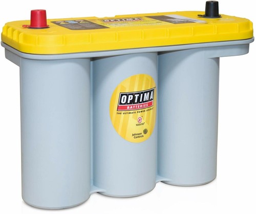 Batteria auto optima - batteria, yellow