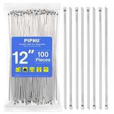 100 Pezzi Fascette in Inox