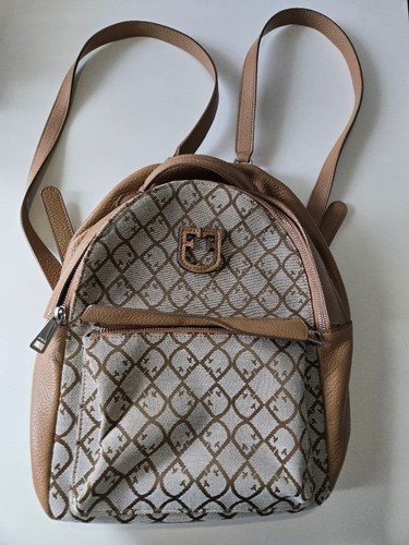Zaino furla pelle marrone - pelle,