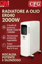 ER040 RADIATORE TERMOSIFONE ELETTRICO AD OLIO - CON DISPLAY, TIMER E PROTEZIONE