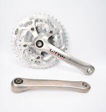 Bracci pedivella tripla Sugino AT 175mm 42/32/22t Girvin ProFlex bici mtb vintage