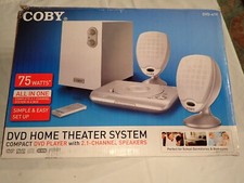 Coby DVD-419 Sistema Home Theater 2.1 canali 75 watt DVD CD altoparlanti bassi