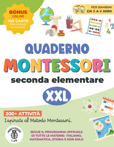 Quaderno montessori xxl - quaderno,