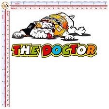 The doctor Chihuahua transfer t-shirt body bimbo cotone chiaro scuro 2 pz.