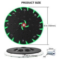 6" Platorello per Festool ETS 150/3 EQ ETS 150/5 EQ ETS EC 150/3 EQ 150/5 EQ