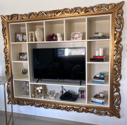 Parete attrezzata stile - attrezzata, tv