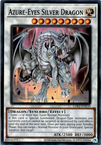 Azure eyes silver dragon - silver,