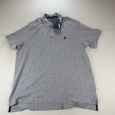 U.S. Polo Assn. Polo Luxury Feel grigia taglia XL NUOVA manica corta nuova con etichetta classica