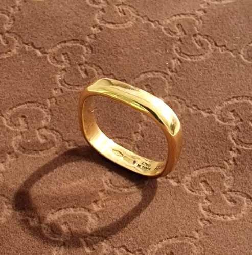 Gucci anello fedina quadrata - fedina,
