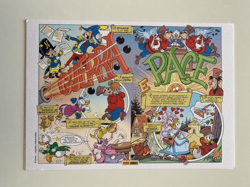 Litografia guerra pace - di,