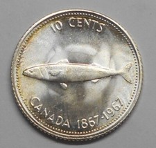 CANADA 10 Cents 1967