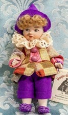 Pinocchio bambolotto in porcellana nuovo Bambola da collezione Bambole d'Artista