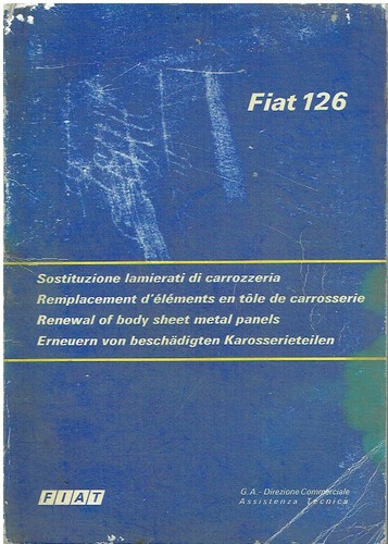 Fiat 126 berlina 1972 manuale - fiat, 1972-