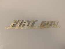 Scritta Fiat 600 d'epoca