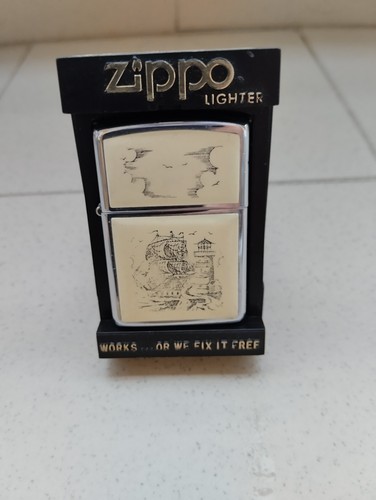 Accendino zippo veliero - accendino,