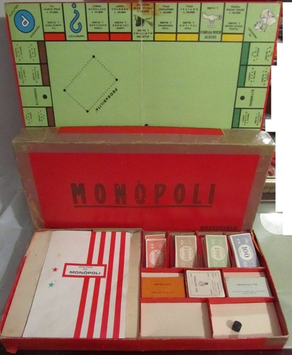 Monopoli rettangolare rosso - rettangolare,