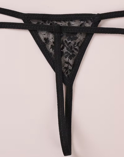 String noir transparent - , taille