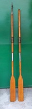 Remi In Legno Coppia Vintage  Pair of Vintage Wooden Oars