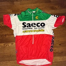 maglia ciclismo squadra Saeco