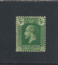 CAYMAN IS 1921-26 MCCA 5s BLU