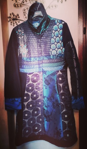 Cappotto patchwork desigual - cappotto,