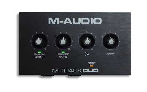 Audio track duo scheda - m-audio,
