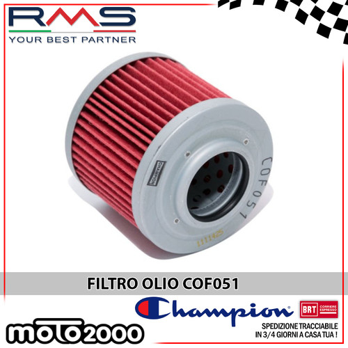 Filtro olio champion cof051 - olio,