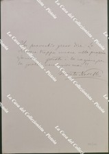 NOVELLI ERMETE (Lucca 1851 – Napoli 1919). Celebre attore teatrale italiano.