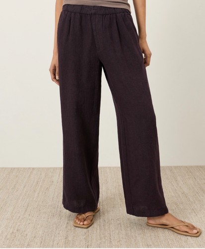 Pantalone donna facile lino