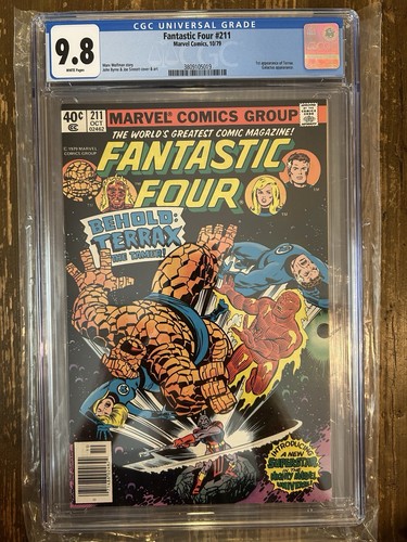 Fantastic four 211 edicola cgc - 211,