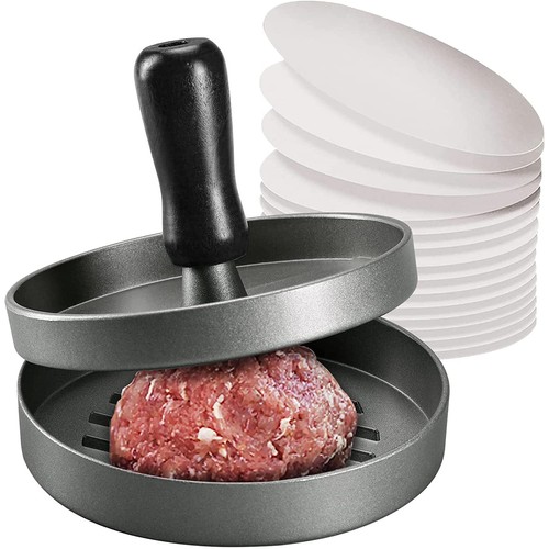 Burger press non stick meat - press,, non-stick