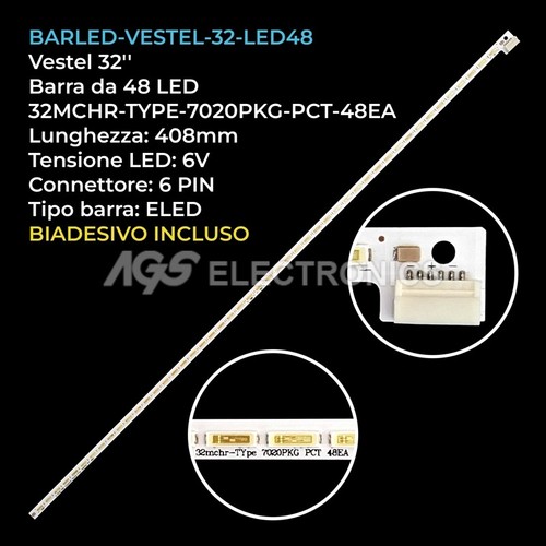 Barra strip led vestel - tv,