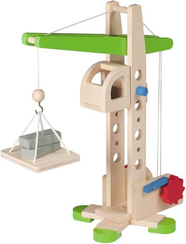 Gru giocattolo legno cm - legno,
