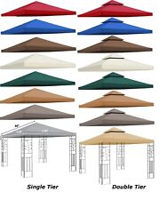 Tettoia gazebo 8x8' 10x10' ricambio patio esterno copertura superiore singolo doppio livello