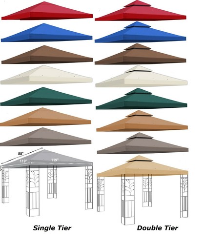 Tettoia gazebo 8x8 - ', 10x10'