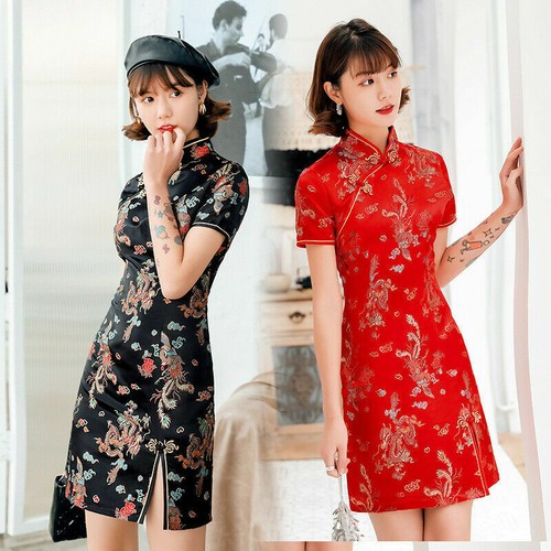 Mini abito donna cinese - mini,