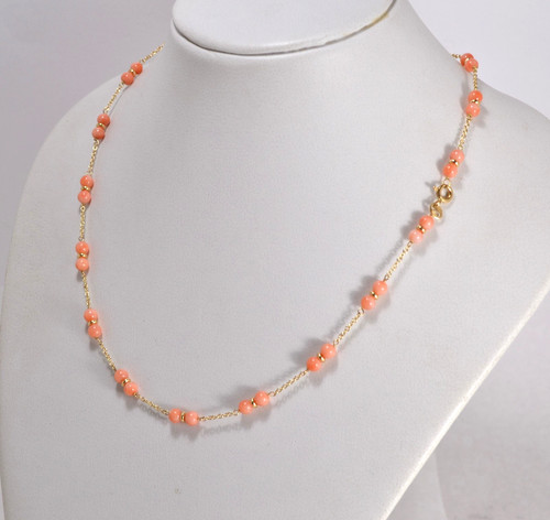 Collana oro pallini - collana,