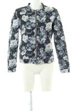 AMISU Blouson Donna Giacca Taglia IT 42 nero-bianco-blu elegante