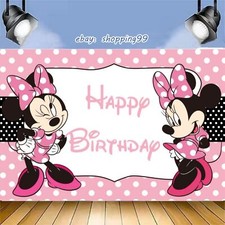 Sfondo foto rosa Minnie Mouse