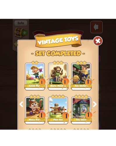 Coin master carte rare set - carte,