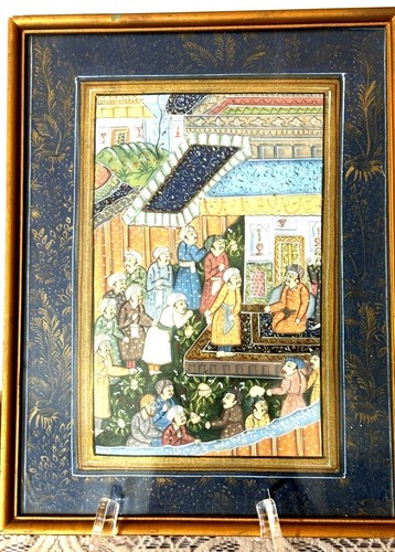 Vintage stile mughal - stile, scena